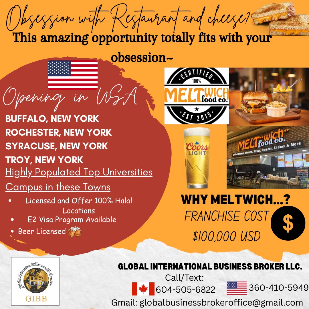 MELTWICH FRANCHISE Available in the United States